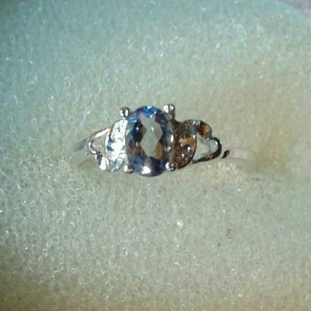 Natural Rare Maxixe Diamond Engagement Ring